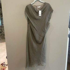 Helmet Lang Asymmetrical Dress